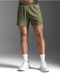 2XU Men's Aero 5inch Shorts - Hunter/Black Reflective