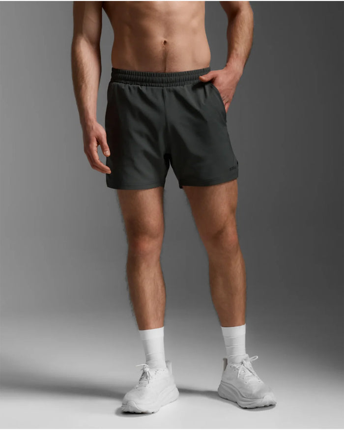2XU Men's Aero 5inch Shorts - Jupiter/Black Reflective