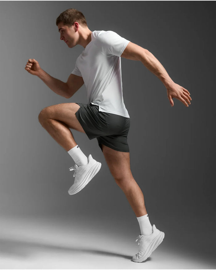 2XU Men's Aero 5inch Shorts - Jupiter/Black Reflective