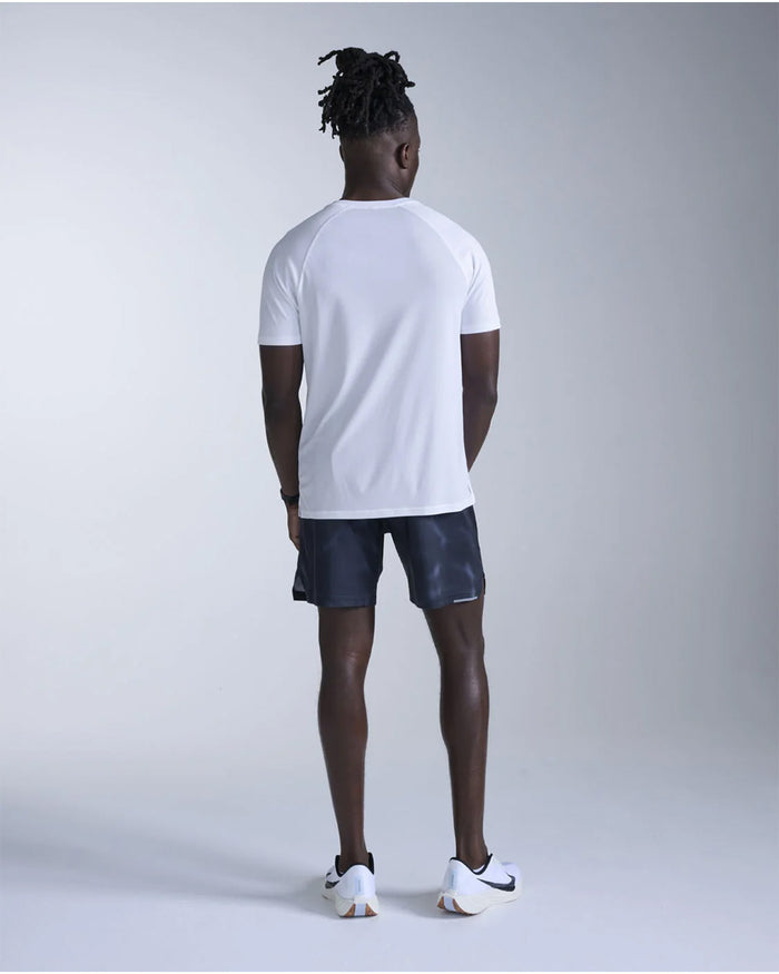 2XU Men's Aero 7inch Shorts - Midnight Marble/Silver Reflective