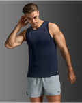 2XU Men's Aero Mesh Tan - Midnight/Silver Reflective