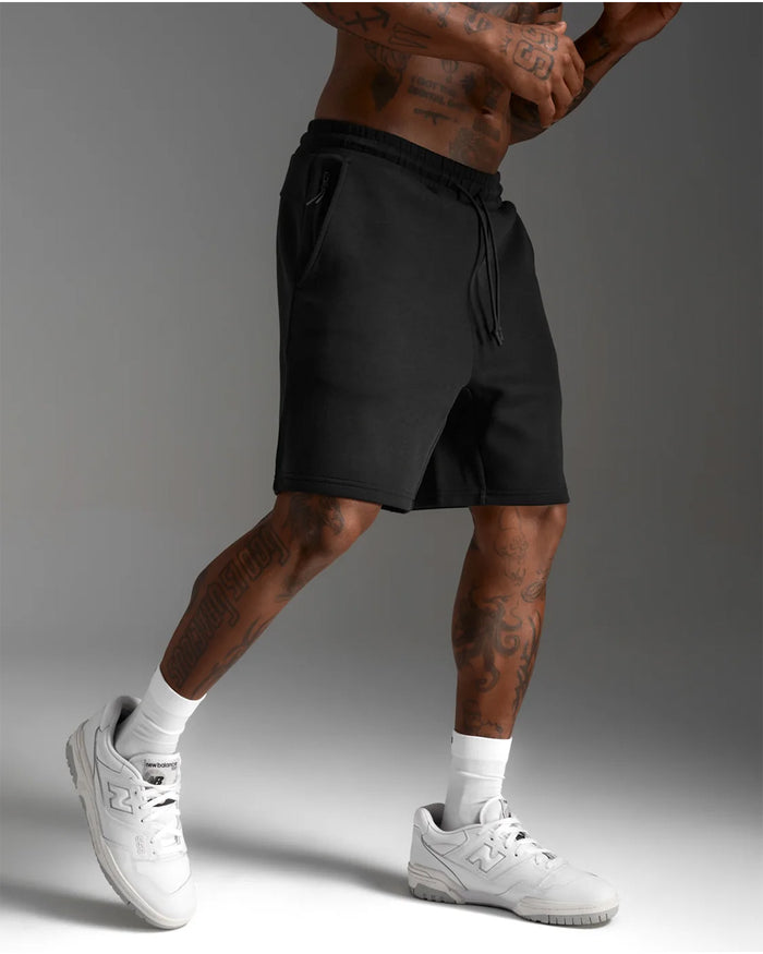 2XU Men's Commute Smooth Spacer Shorts - Black/Black