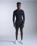 2XU Men's Core Compression Long Sleeve - Black/Silver