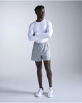 2XU Men's Core Compression Long Sleeve - White/White