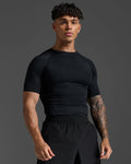 2XU Men's Core Compression Short Sleeve - Black/No Logo