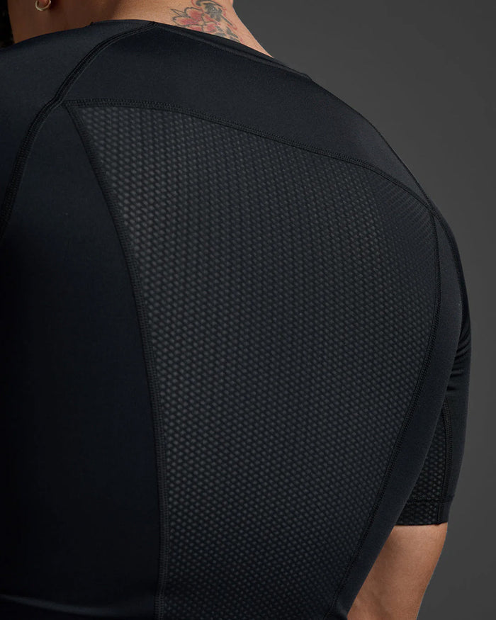 2XU Men's Core Compression Short Sleeve - Black/No Logo