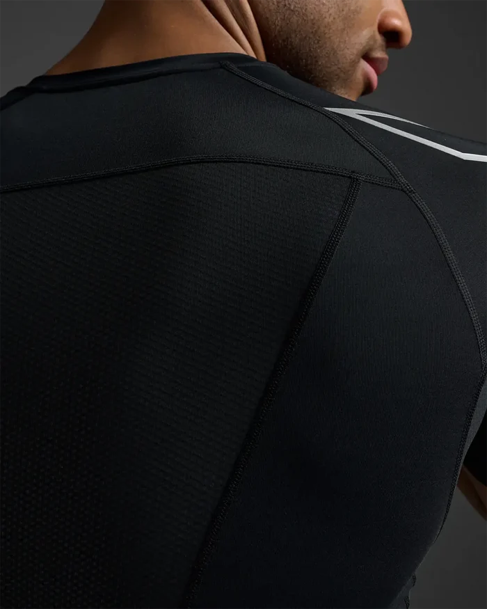 2XU Men's Core Compression Short Sleeve - Black/Silver