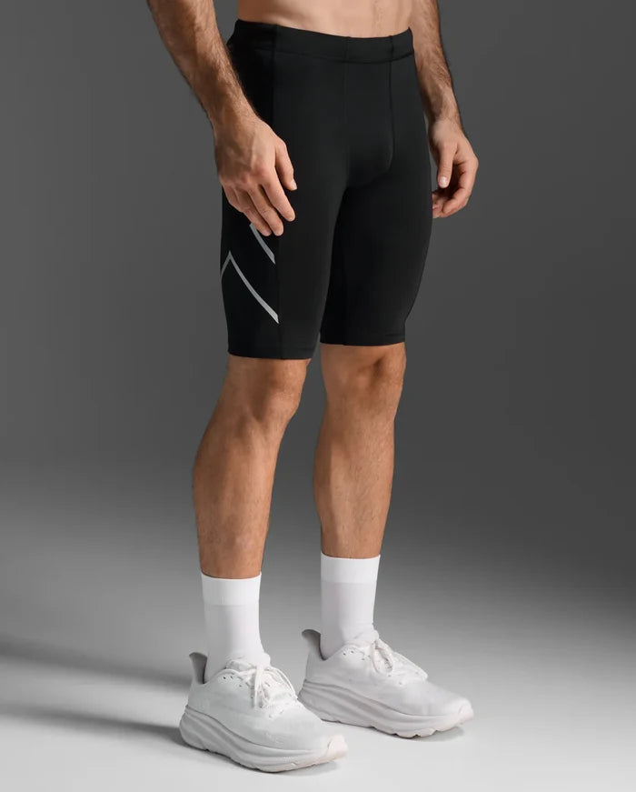 2XU Men's Core Compression Shorts - Black/Silver