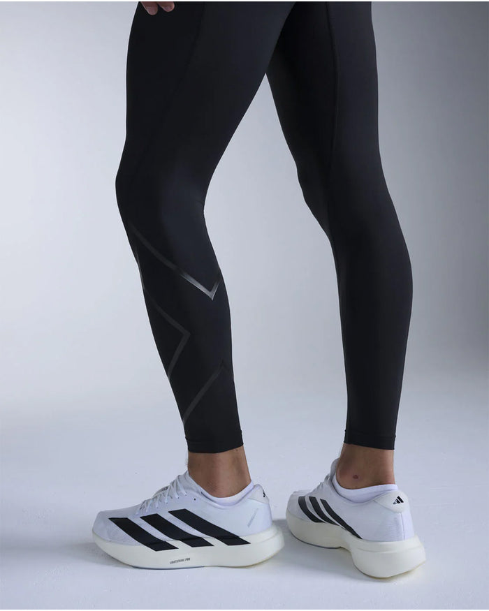 2XU Men's Core Compression Tights - Black/Black