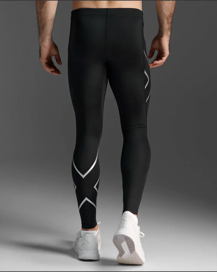 2XU Men's Core Compression Tights - Black/Silver