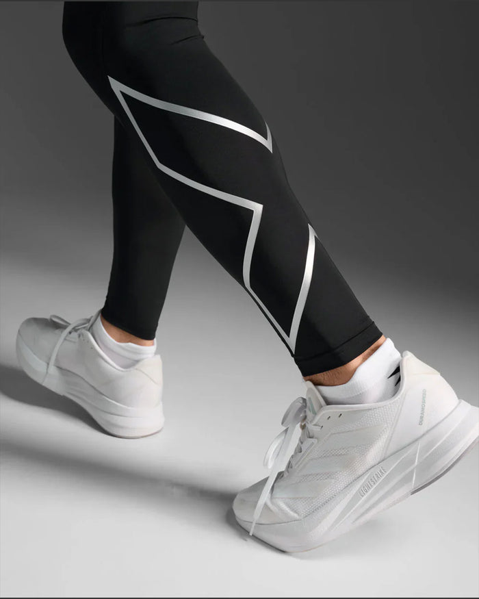 2XU Men's Core Compression Tights - Black/Silver