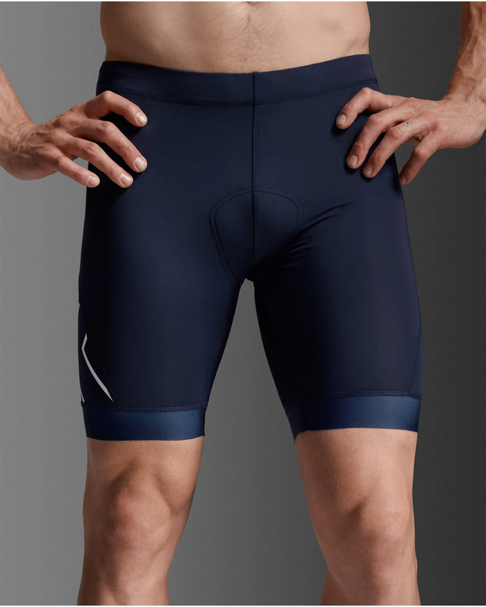 2XU Men's Core Tri 8inch Shorts - Midnight/White