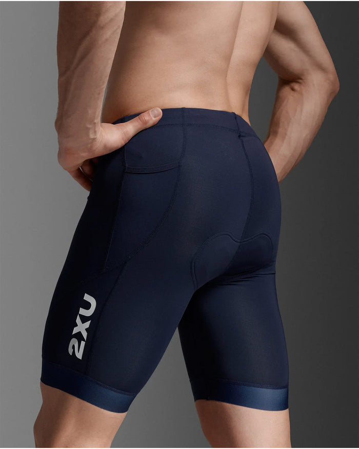 2XU Men's Core Tri 8inch Shorts - Midnight/White