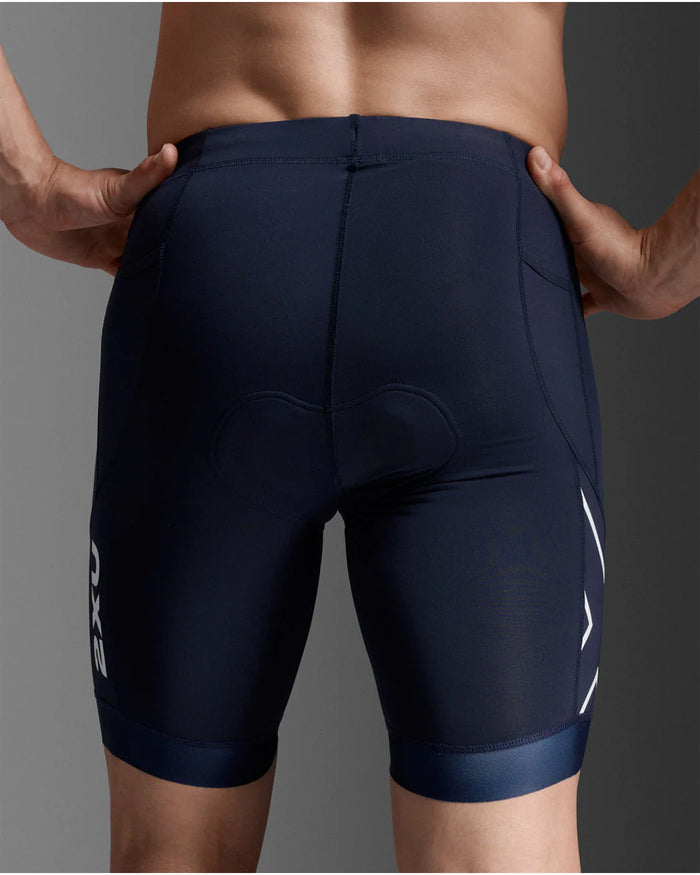 2XU Men's Core Tri 8inch Shorts - Midnight/White