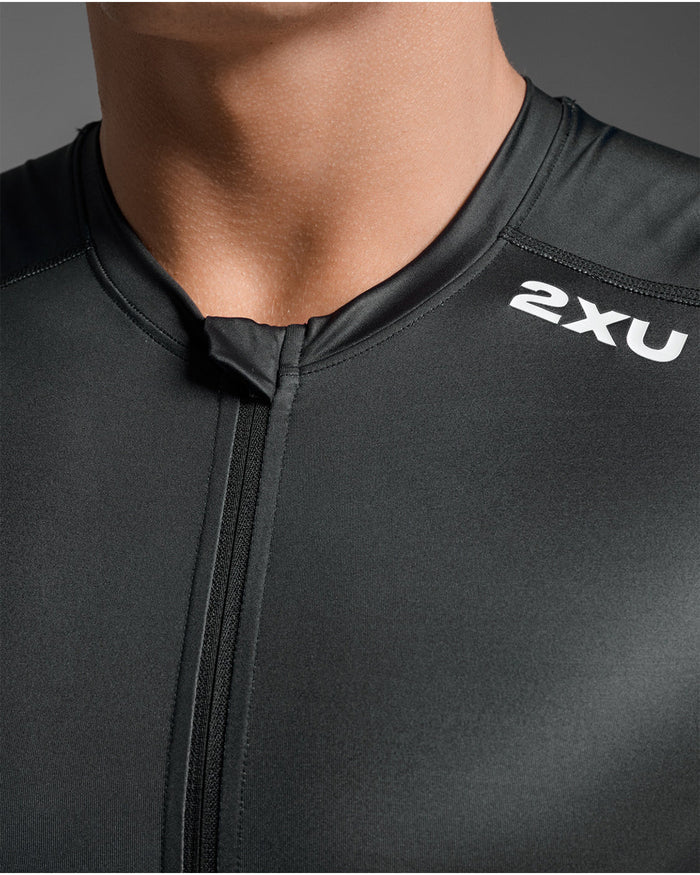 2XU Men's Core Tri Tank - Black/White