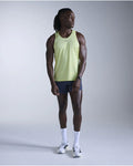 2XU Men's Light Speed Tech Singlet - Cool Matcha/Black Reflective