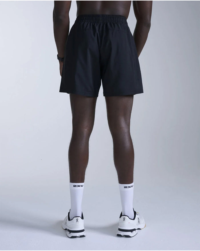 2XU Men's Motion 5inch Unlined Shorts - Black/Black