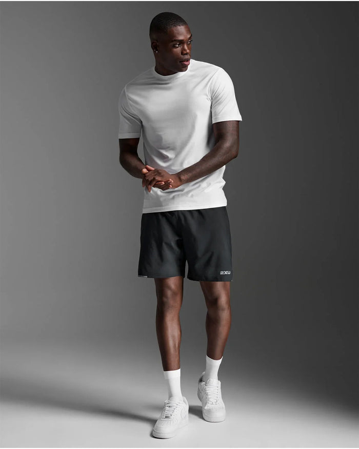 2XU Men's Signature Soft Jersey Tee - White/White