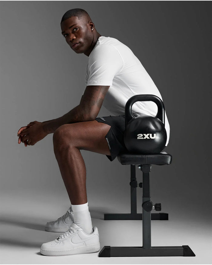 2XU Men's Signature Soft Jersey Tee - White/White