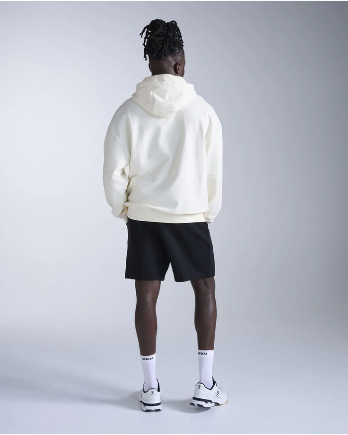 2XU Unisex's EZ Oversized Organic Cotton Hoodie - Chalk/Chalk