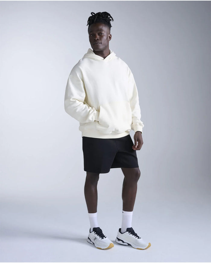 2XU Unisex's EZ Oversized Organic Cotton Hoodie - Chalk/Chalk