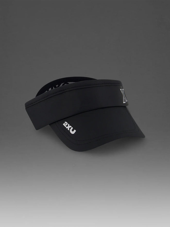 2XU Unisex's Performance Visor - Black/Black