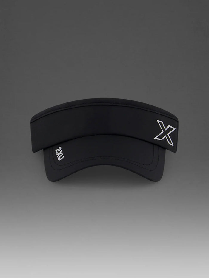 2XU Unisex's Performance Visor - Black/Black