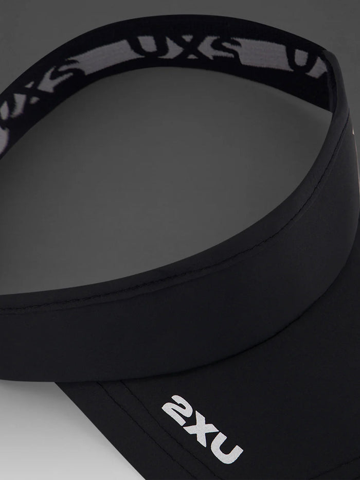 2XU Unisex's Performance Visor - Black/Black