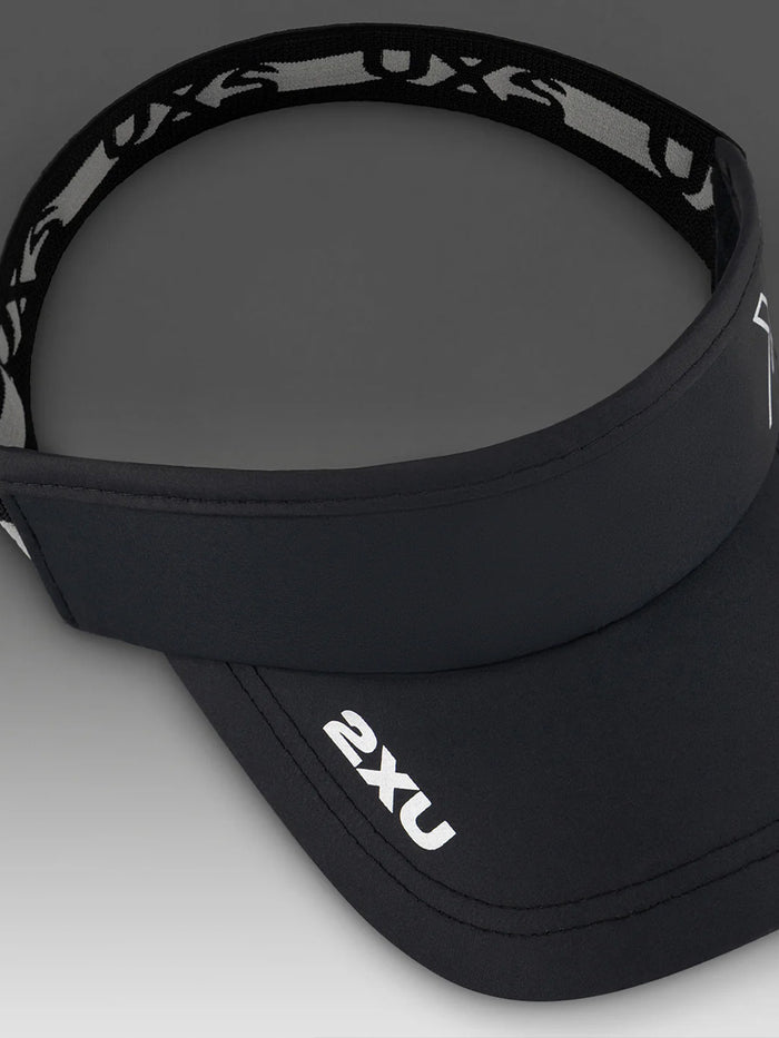 2XU Unisex's Performance Visor - Black/Black