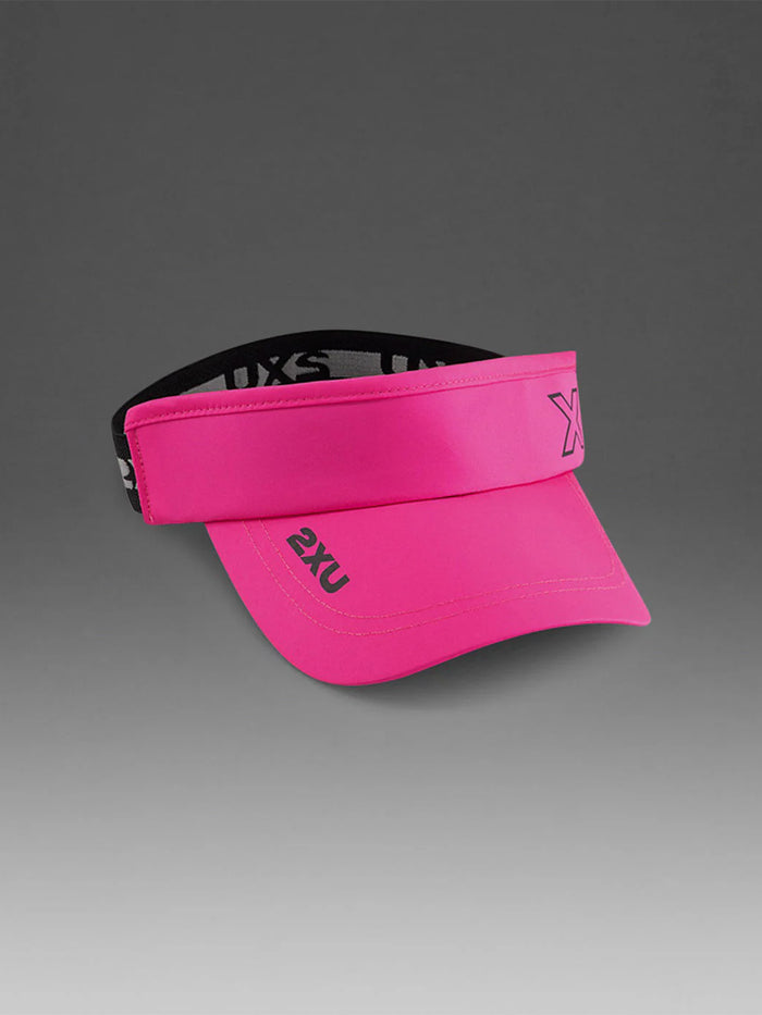 2XU Unisex's Performance Visor - Fuchsia/Black