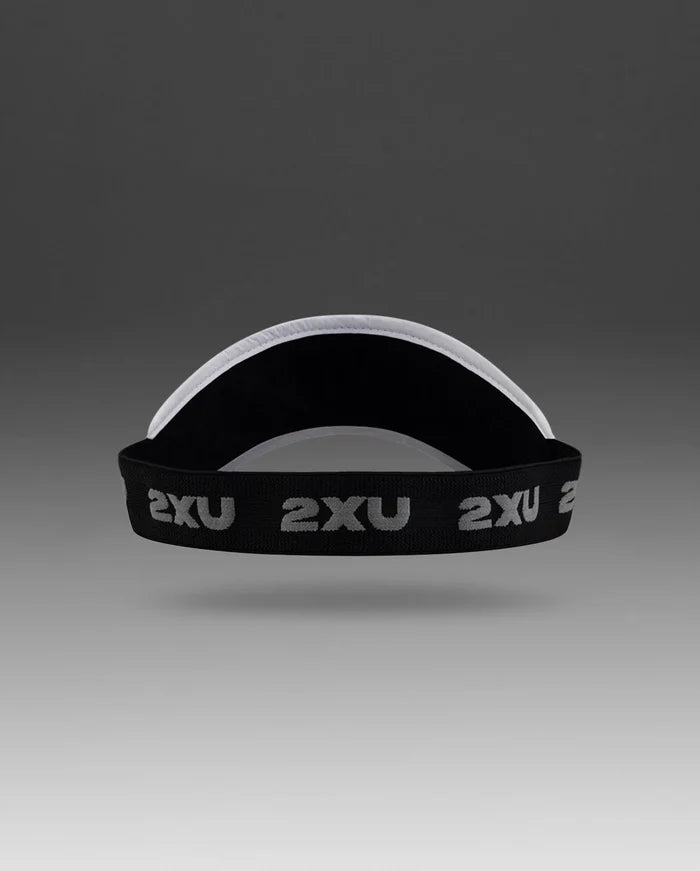 2XU Unisex's Performance Visor - White/White