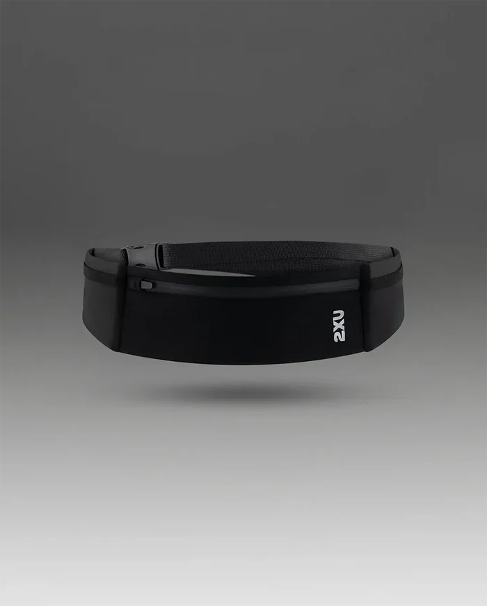 2XU Unisex's Run Belt - Black/Black