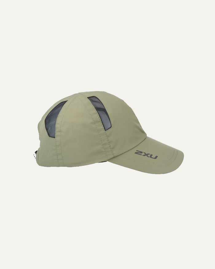 2XU Unisex's Run Cap - Alpine/Black