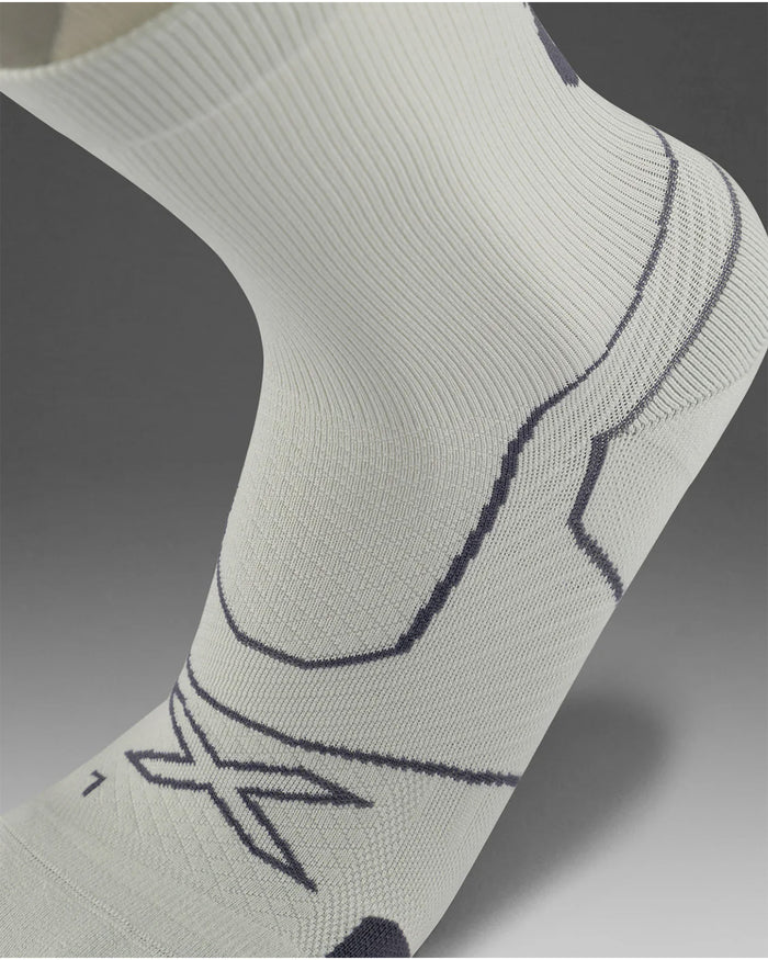2XU Unisex's Vectr Cushion Crew Socks - Moon/Jupiter