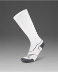 2XU Unisex's Vectr Cushion Full Length Socks - White/Grey