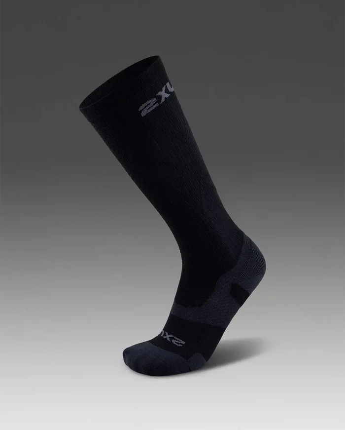 2XU Unisex's Vectr Light Cushion FullLength - Black/Titanium