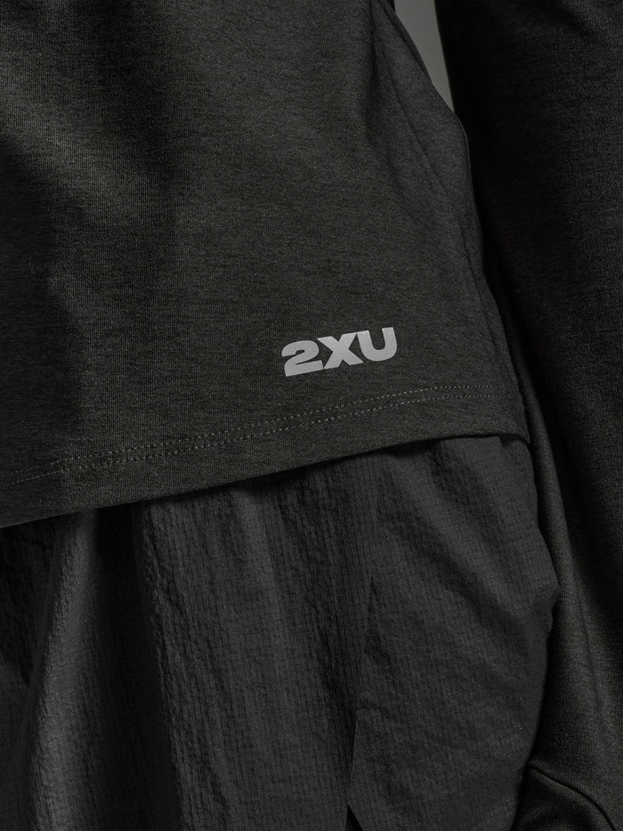 2XU Women's Aero 1/2 Zip - Black/Silver Reflective