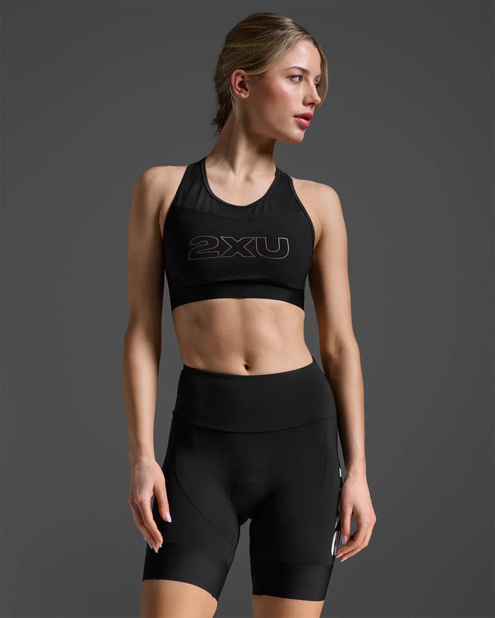 2XU Women's Aero Tri 7inch Shorts - Black/White