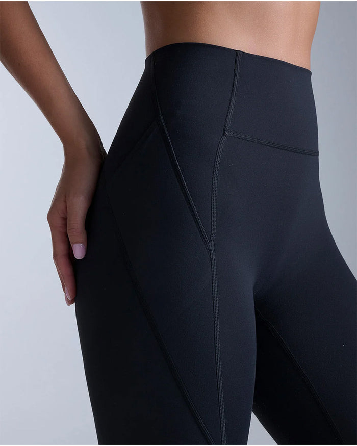 2XU Women's Flex Hi-Rise Compression 7/8 Tights - Black/Black