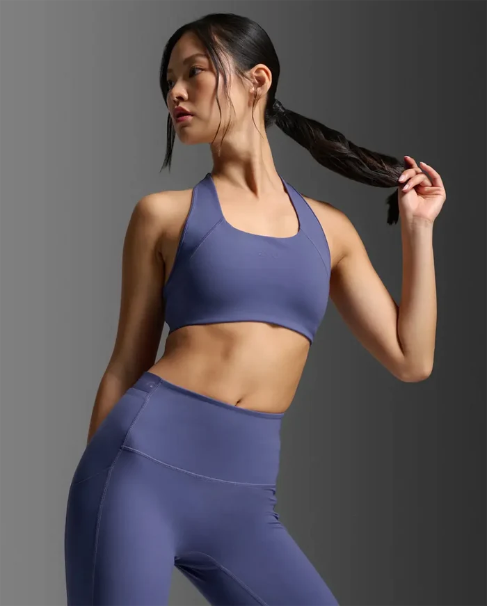 2XU Women's Form Racerback Medium Impact Bra - Future Dusk/Future Dusk
