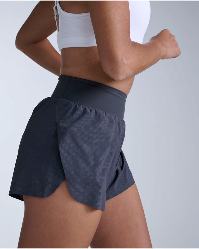 2XU Women's Light Speed Hi-Rise 3inch Shorts - India Ink/Black Reflective