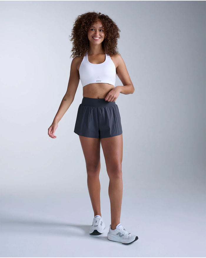 2XU Women's Light Speed Hi-Rise 3inch Shorts - India Ink/Black Reflective