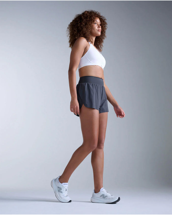 2XU Women's Light Speed Hi-Rise 3inch Shorts - India Ink/Black Reflective