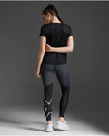 2XU Women's Light Speed Tech Tee - Black/Black Reflective