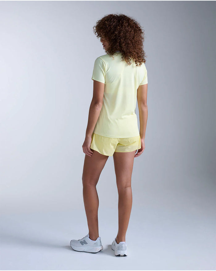 2XU Women's Light Speed Tech Tee - Lemon Ice/Lemon Reflective