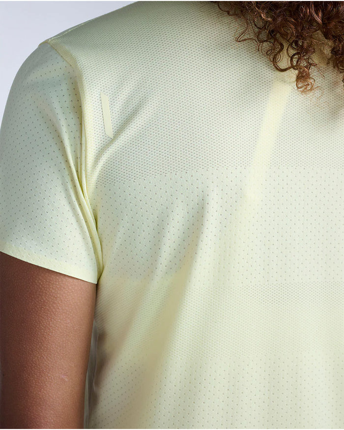 2XU Women's Light Speed Tech Tee - Lemon Ice/Lemon Reflective