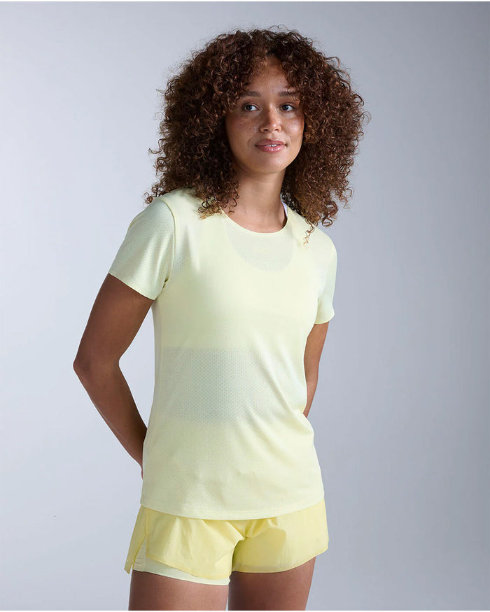 2XU Women's Light Speed Tech Tee - Lemon Ice/Lemon Reflective