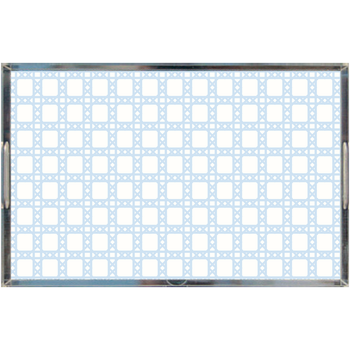 Acrylic Tray - Chippendale Light Blue
