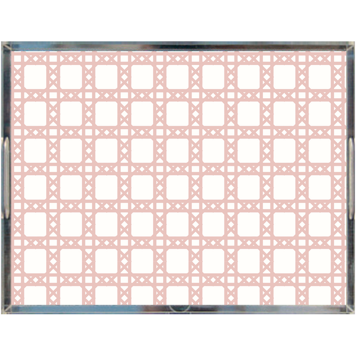 Acrylic Tray - Chippendale Pink
