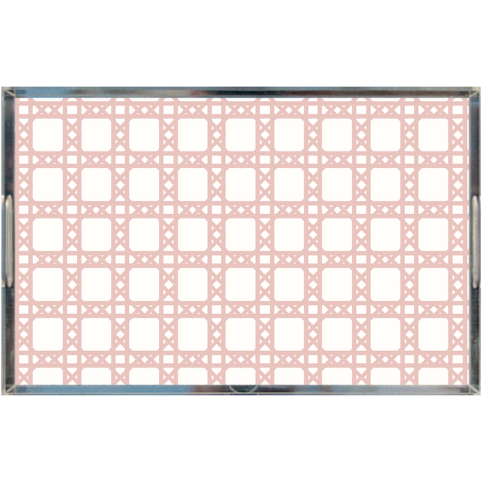 Acrylic Tray - Chippendale Pink